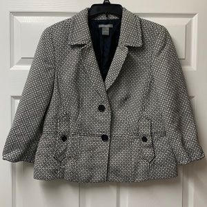 Ann Taylor printed blazer